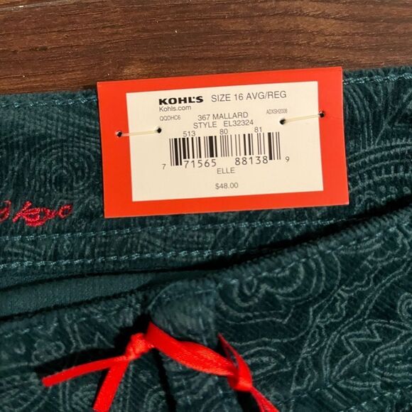 NWT ELLE Super Skinny Emerald Green Women’s Pants - Picture 9 of 11